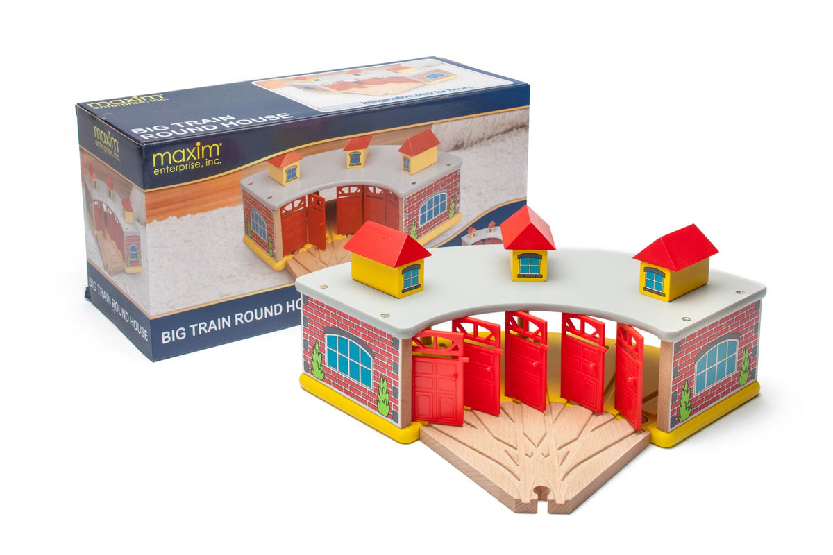 Roundhouse with 5 way switch track – WoodenTracks
