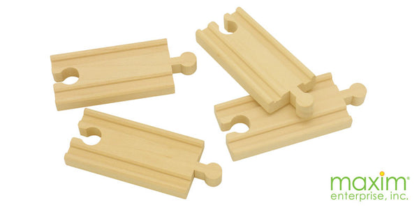 3 Inch Straight Wooden Track - 4 Pieces