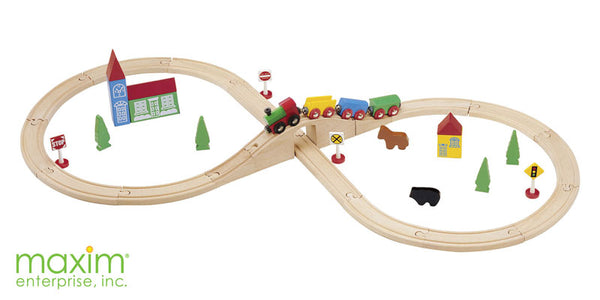 Figure 8 Train Set with Wooden Bridge and Tunnel