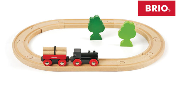 Little Log Forest Wooden Train Set by BRIO