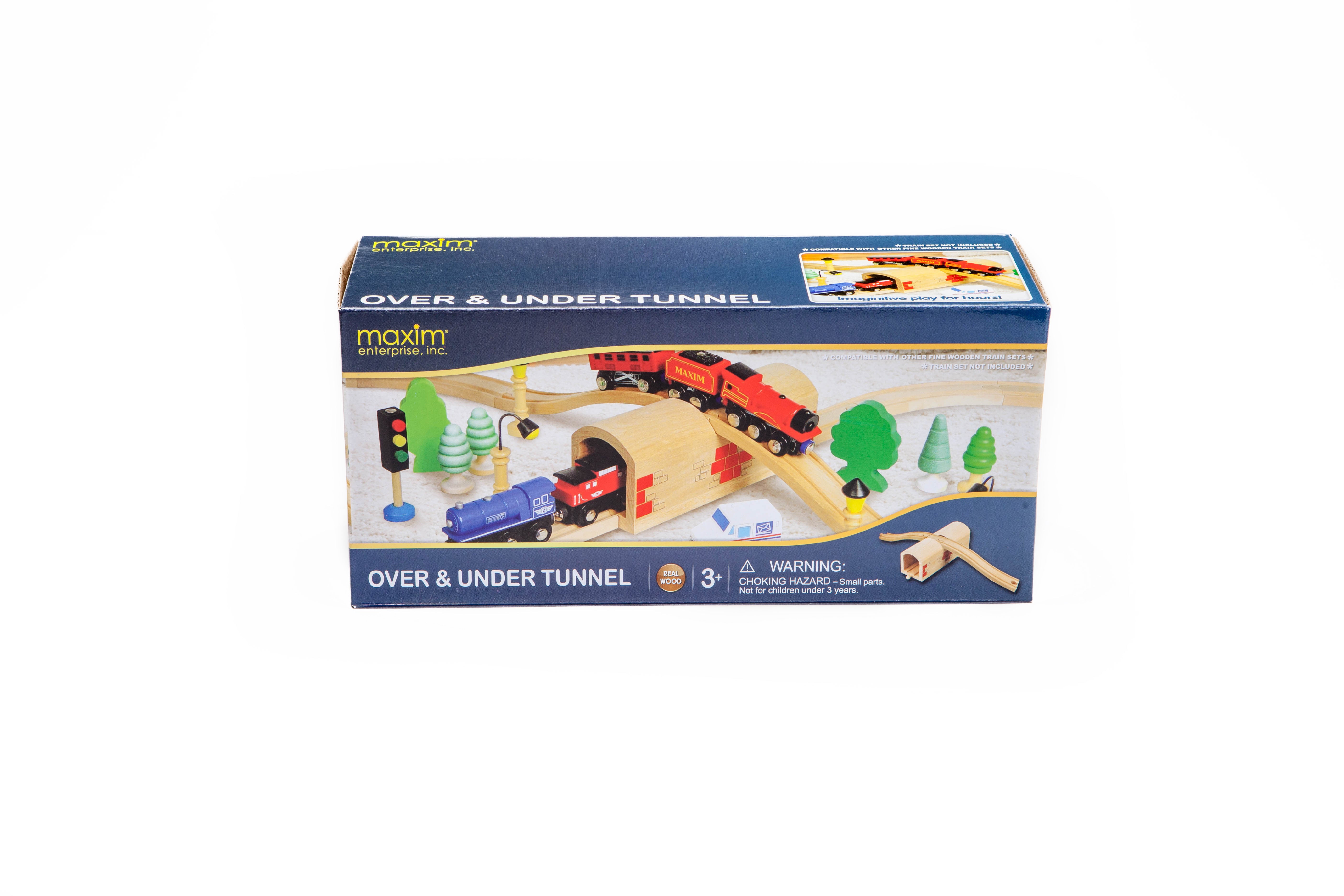 Over and Under Tunnel Wooden Train Track Accessory