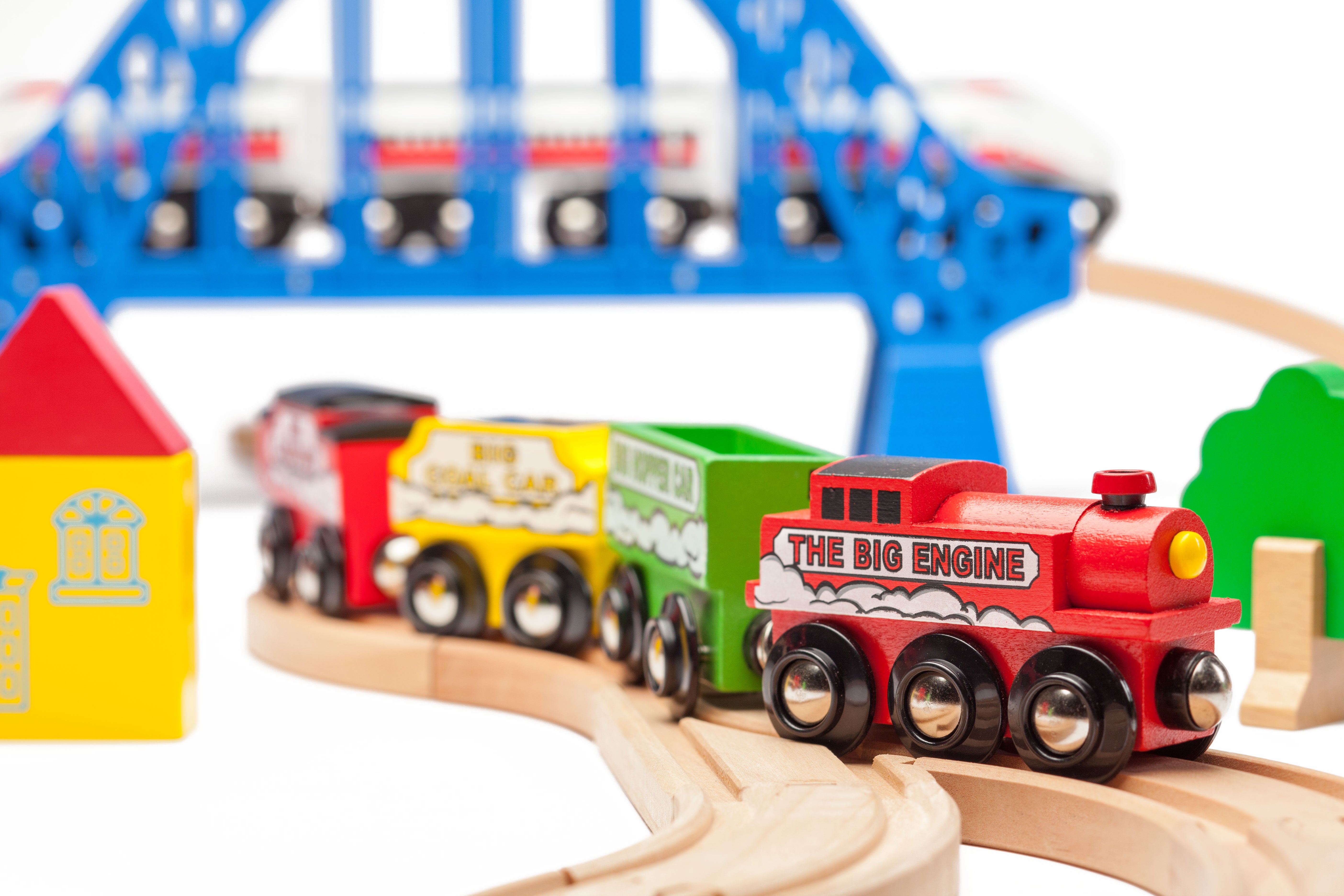 Big 4 Piece Wooden Train