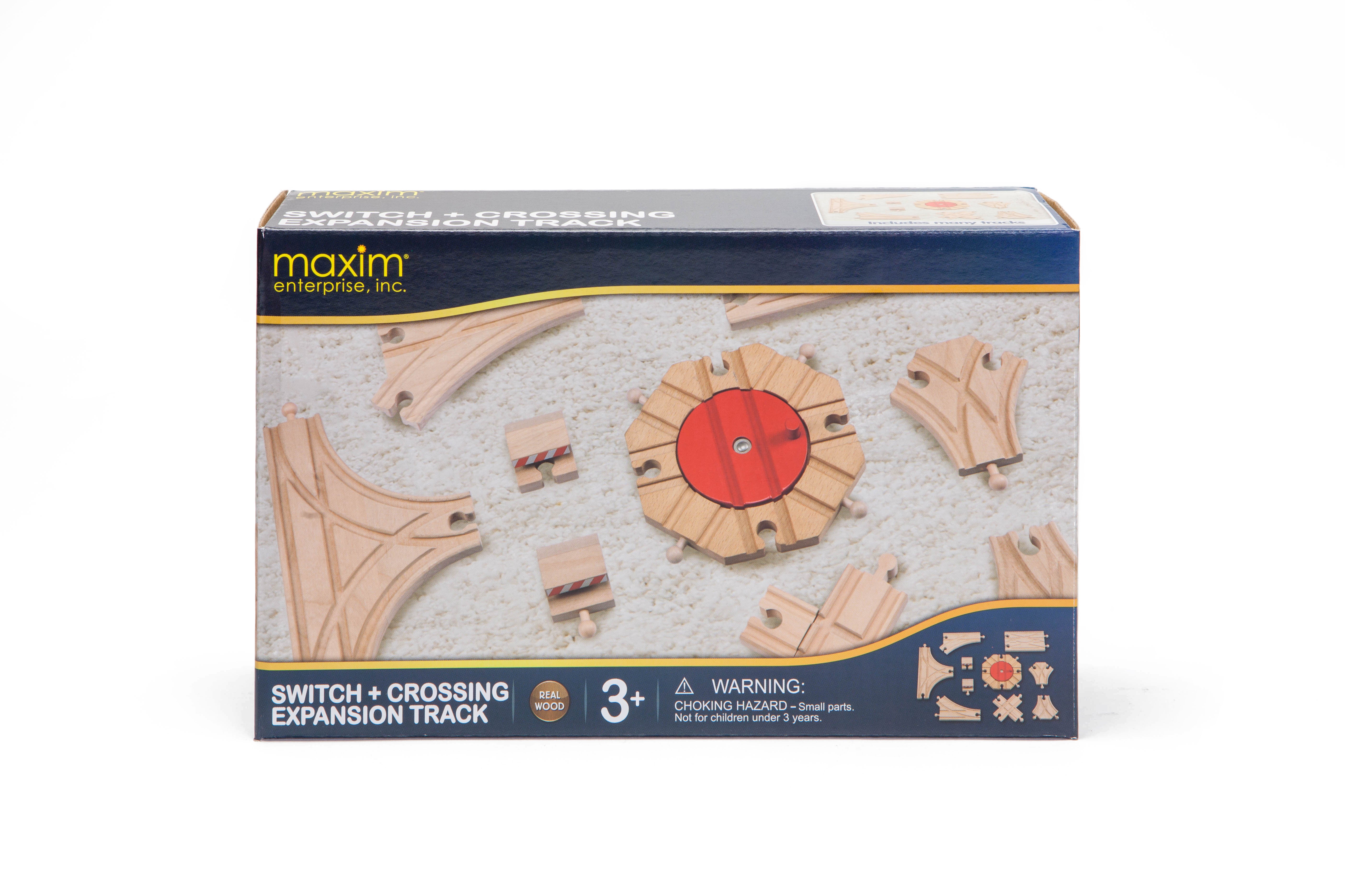 Expansion Wooden Switch and Crossing Track Pack