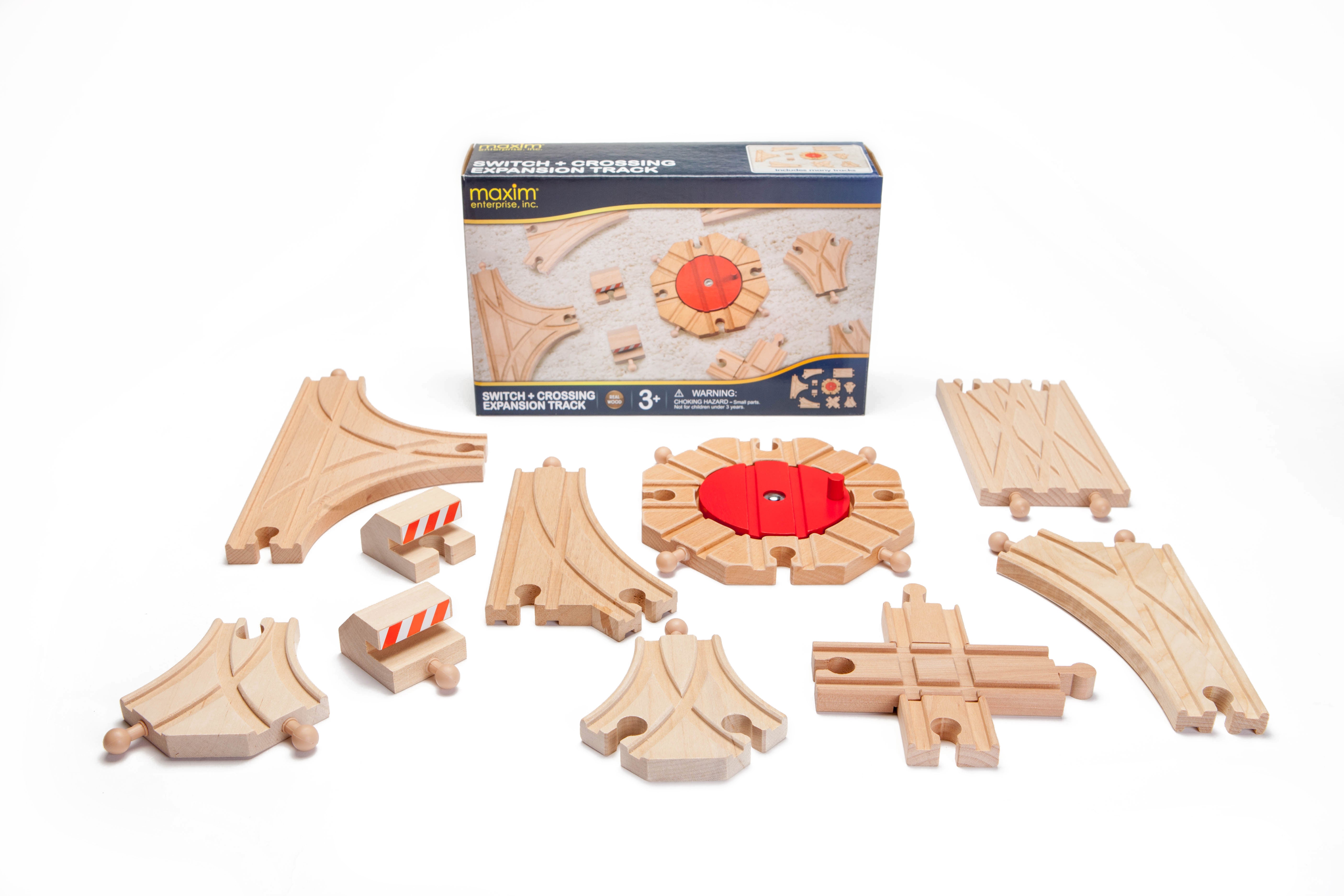 Expansion Wooden Switch and Crossing Track Pack