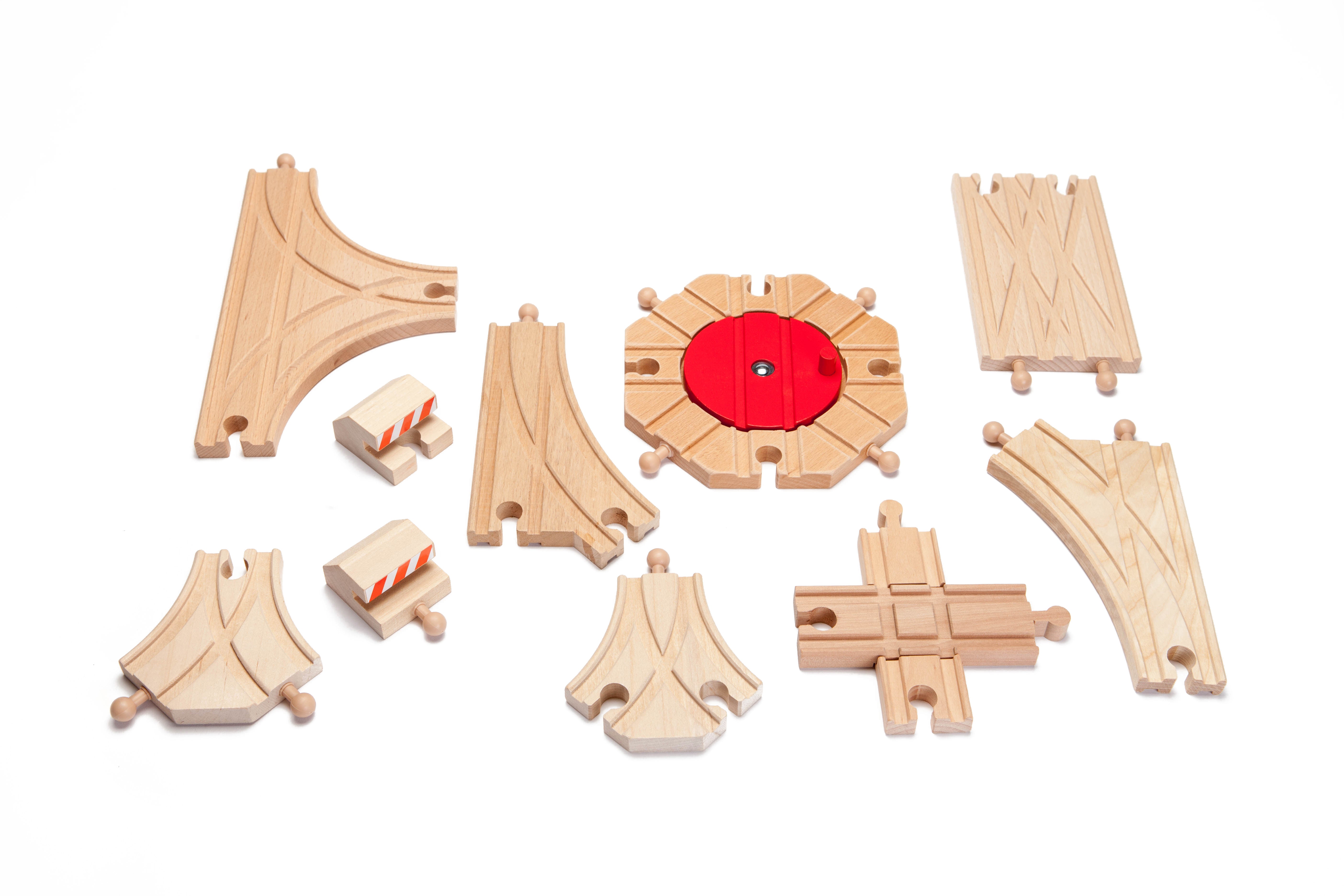 Expansion Wooden Switch and Crossing Track Pack