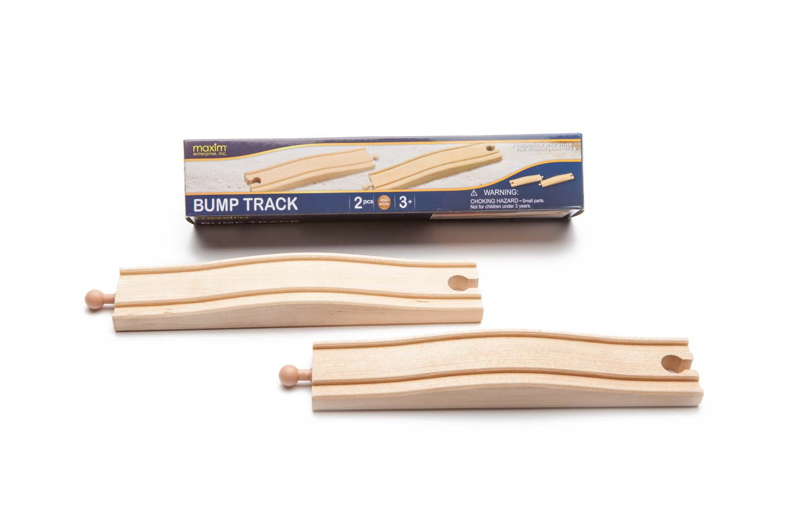 Bump Wooden Train Track - 2 Pieces