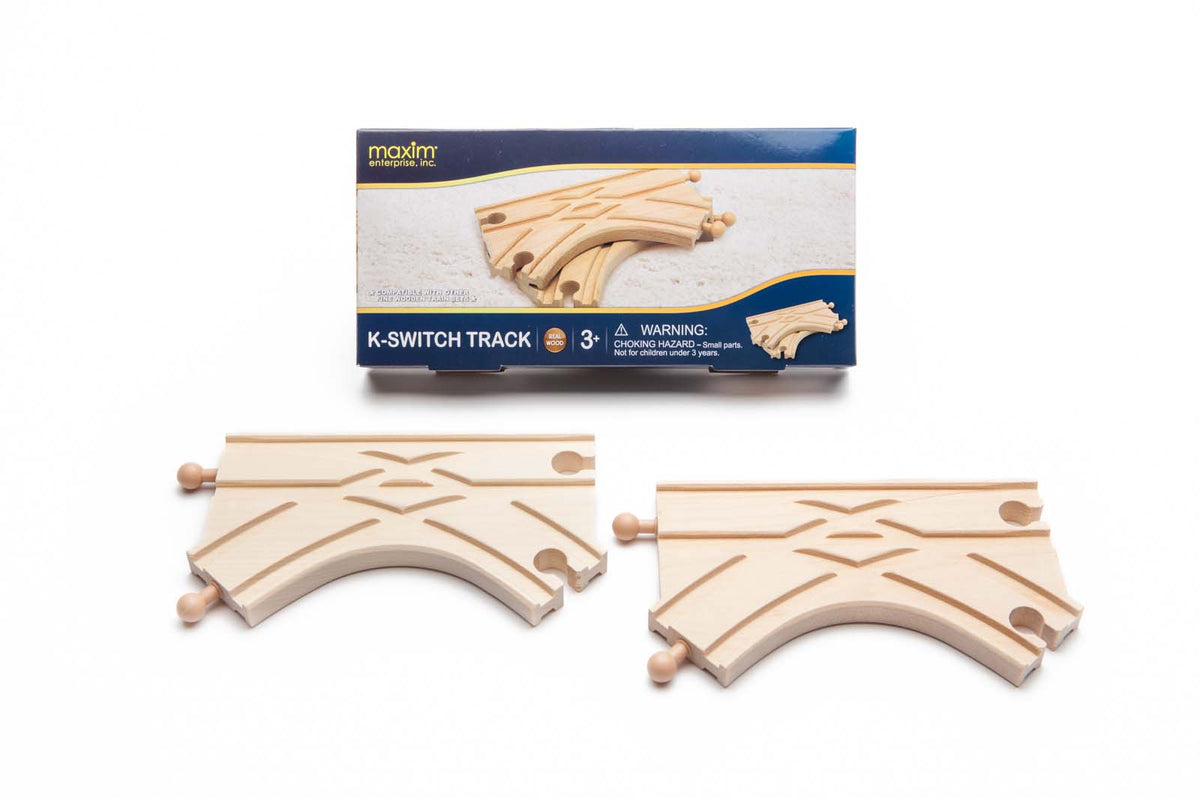 K-Switch Junction Switching Wooden Tracks - 2 pieces – WoodenTracks