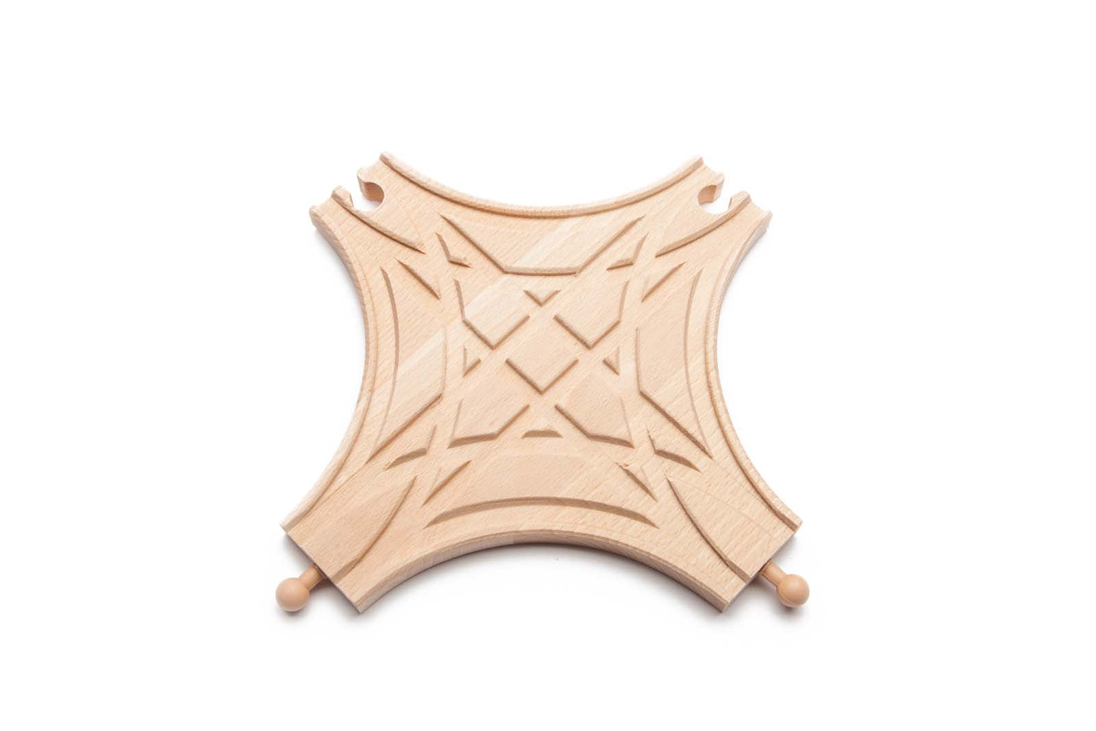 Intersection Wooden Train Track – WoodenTracks