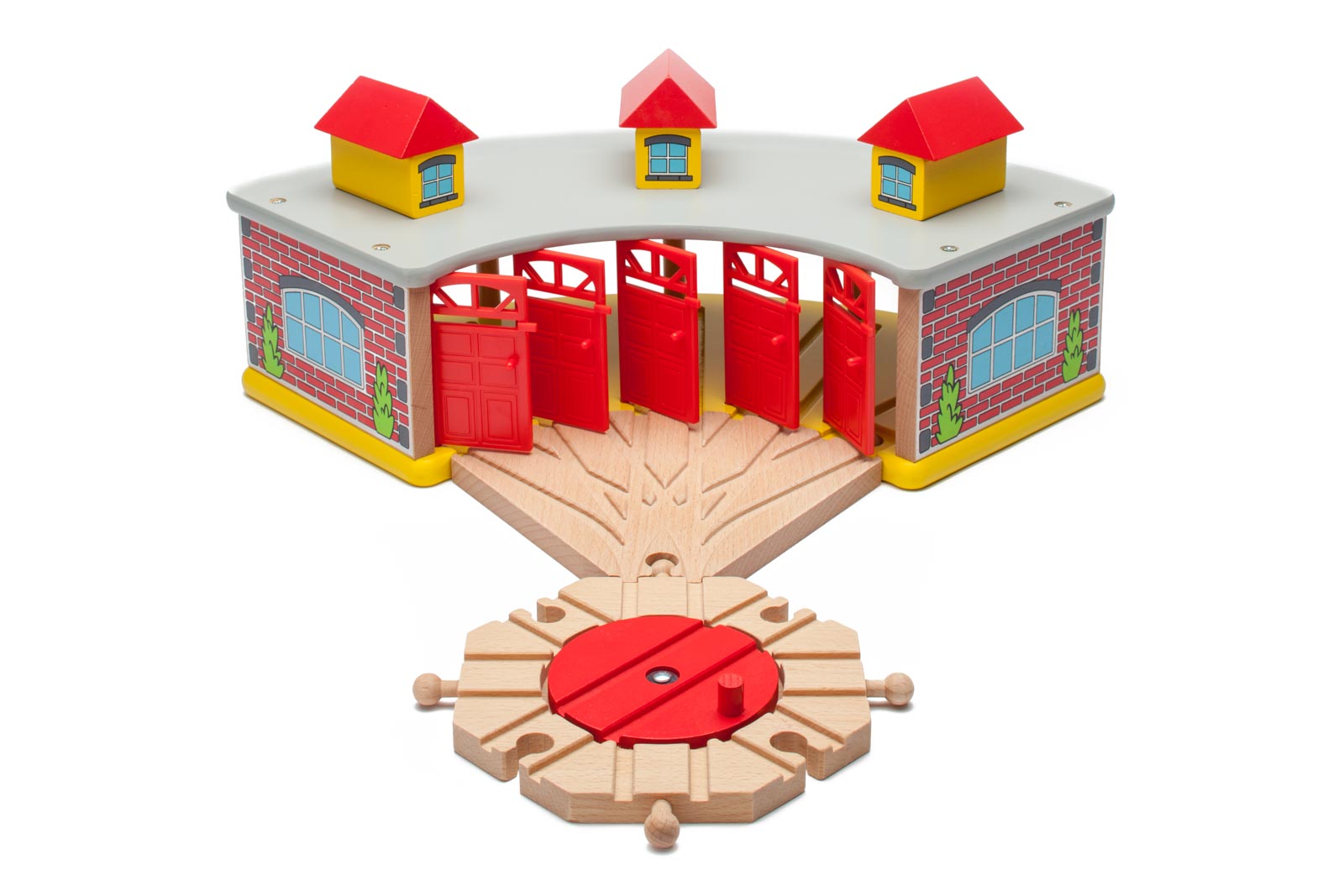Funhouse Turntable Roundhouse Turntable Combo – WoodenTracks