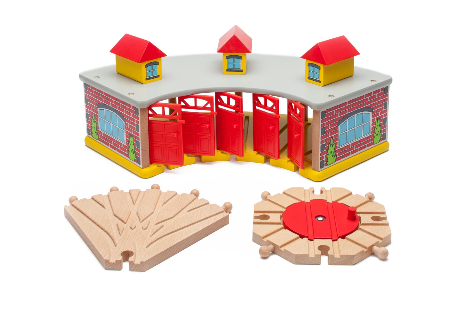 Funhouse Turntable Roundhouse Turntable Combo – WoodenTracks