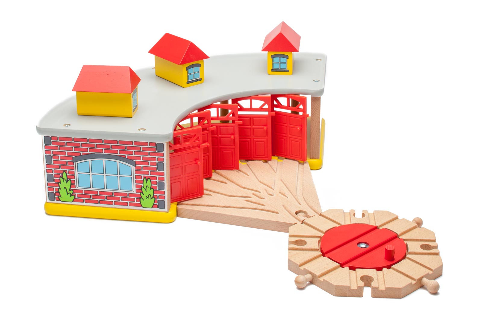 Funhouse Turntable Roundhouse Turntable Combo – WoodenTracks