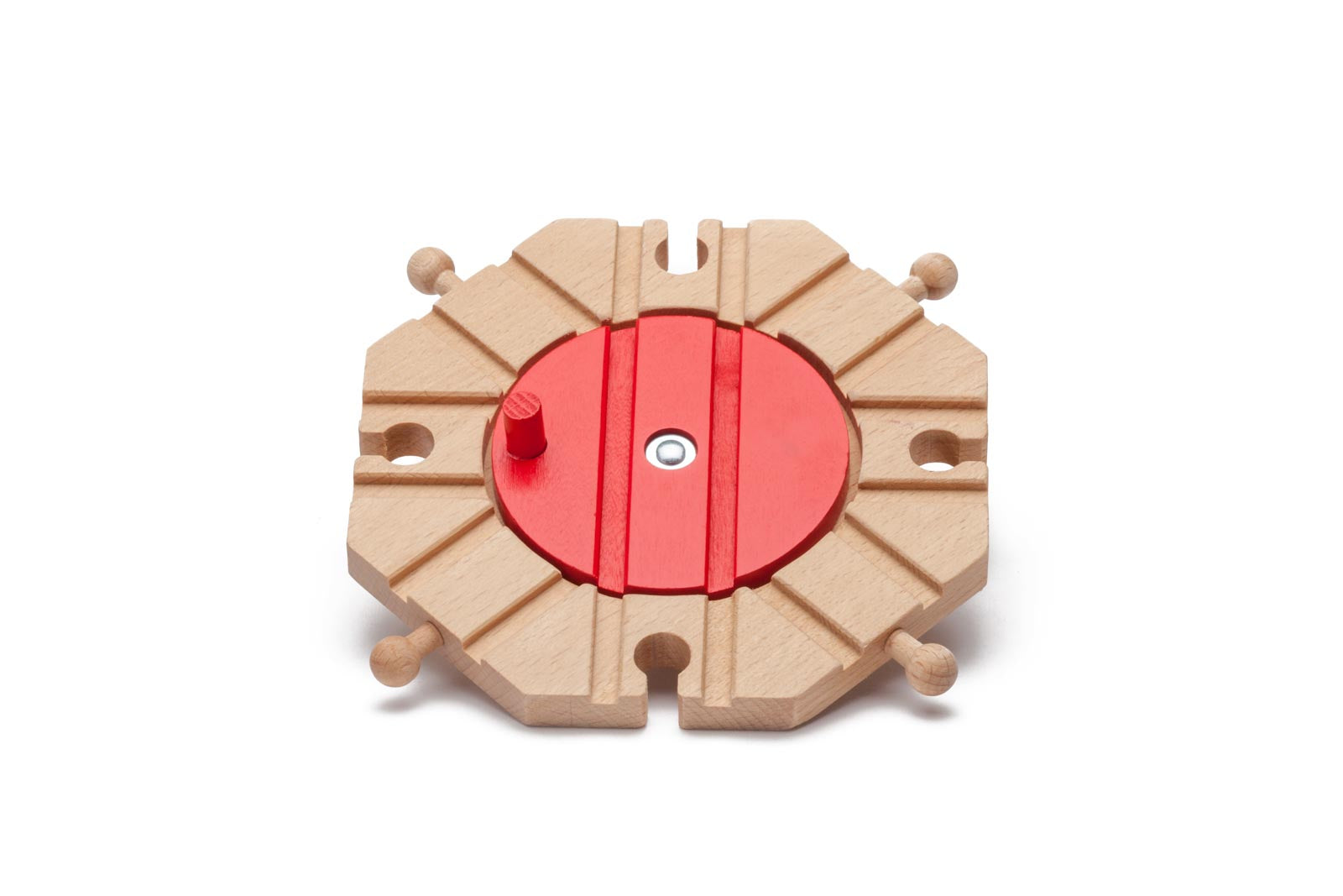 Turnable Track 8 Way Wooden Train Track Turn Table – WoodenTracks