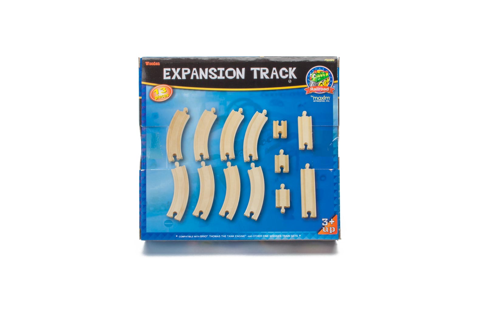 13 Additional Piece Wooden Track Expansion Set