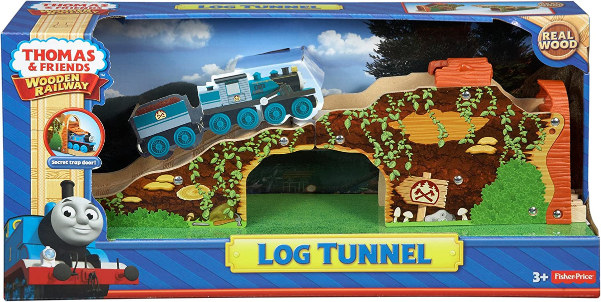 Thomas & Friends Wooden Railway Log Tunnel - Interactive Track Acc ...