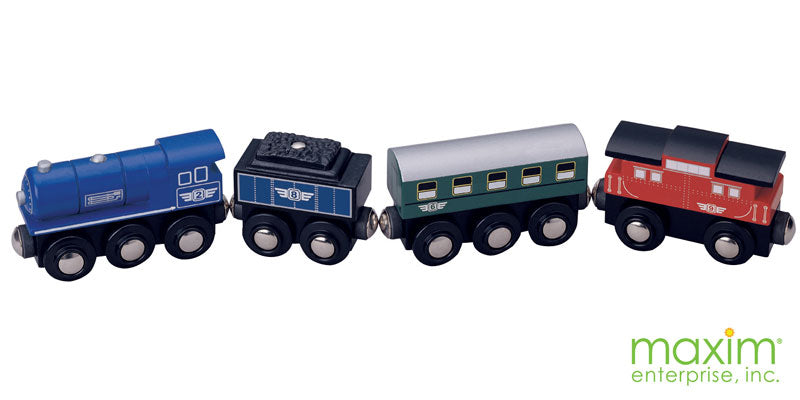 Magnetic Wooden Passenger Train