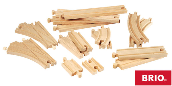 16 Piece Wooden Track Expansion Pack